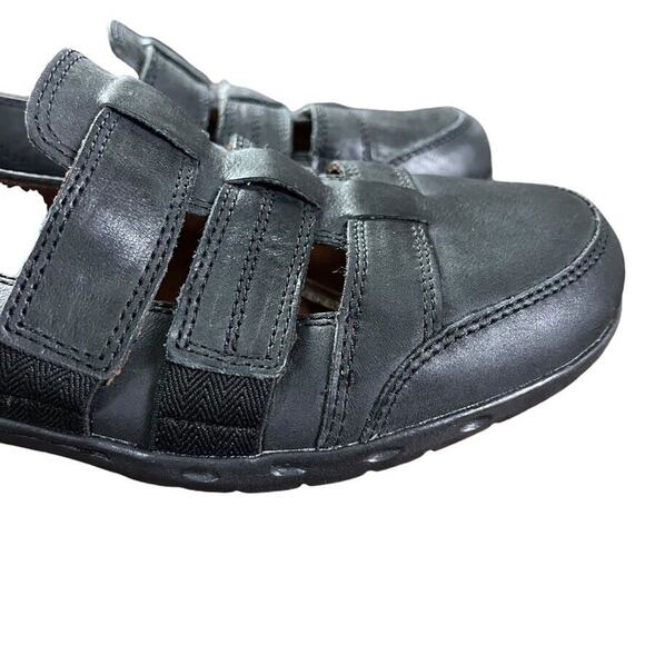 Cobb Hill Womens Womens Black Leather Loafers Flats Comfort Shoes Round Toe 10 - Picture 15 of 16